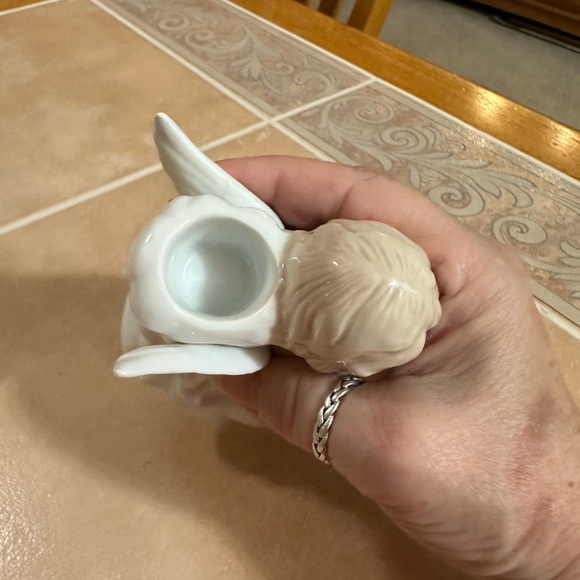 Vintage Set of 2 Girl & Boy Angel Candle Holders - Picture 6 of 14